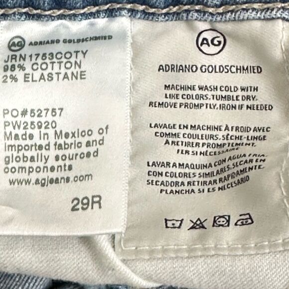 Adriano Goldschmeid Isabelle High Rise Straight Crop Jeans | Size 29 - Picture 2 of 9